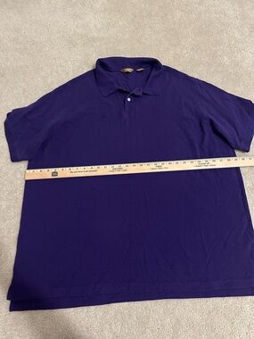 Roundtree & Yorke Purple Short Sleeve Polo